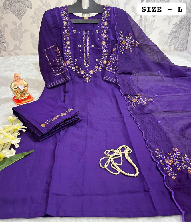 HR Pure Muslin Kurti With Bottom Dupatta Wholesale Price In Surat